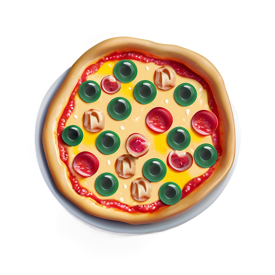 Pizza Vector Clipart Png 06262024