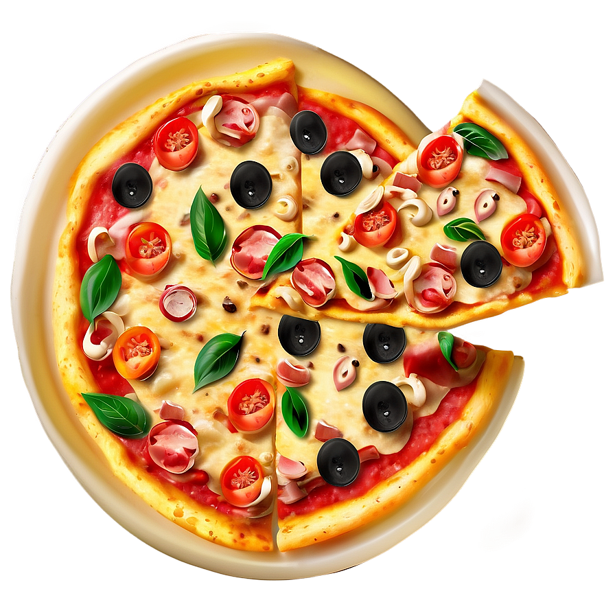 Pizza Vector Set Png 6