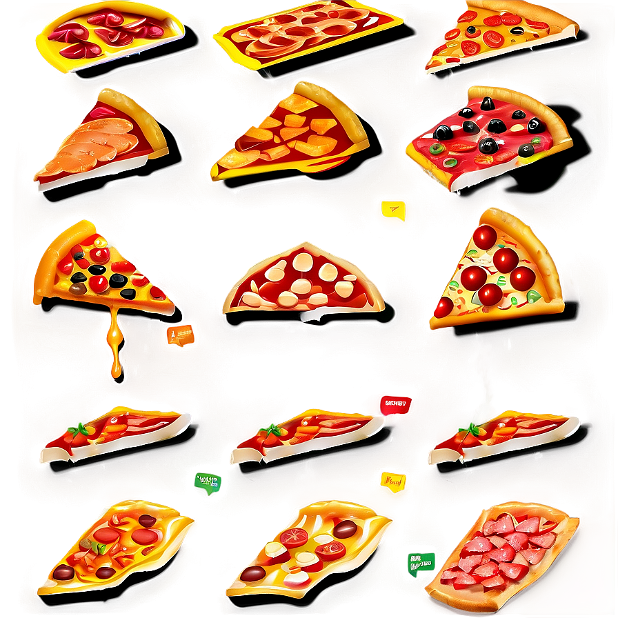 Pizza Vector Silhouette Png 39