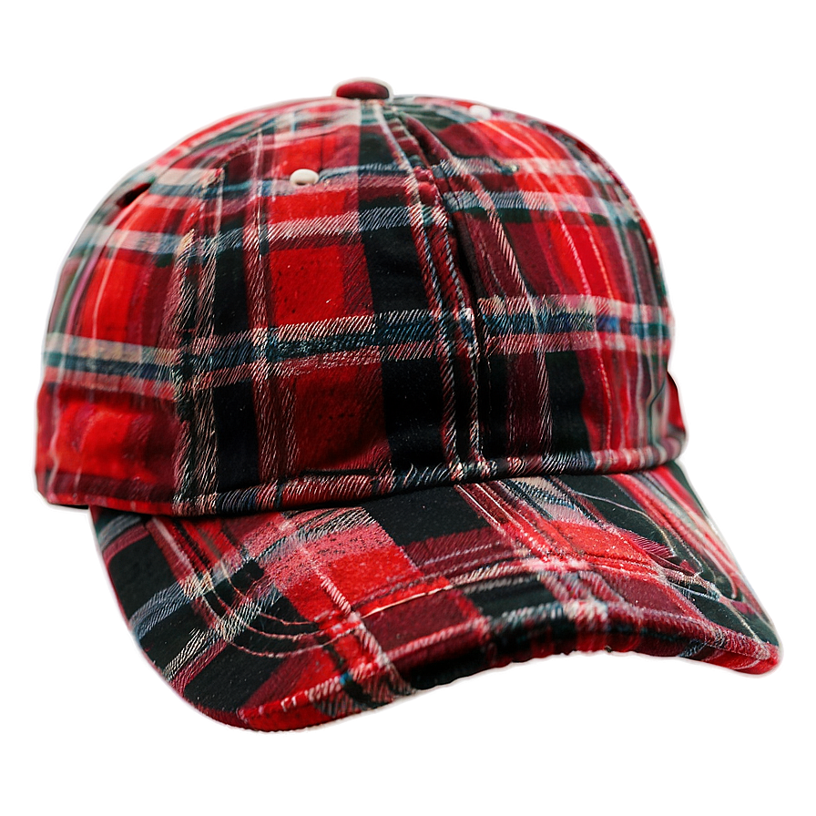 Plaid Dad Cap Graphic Png Ywb45