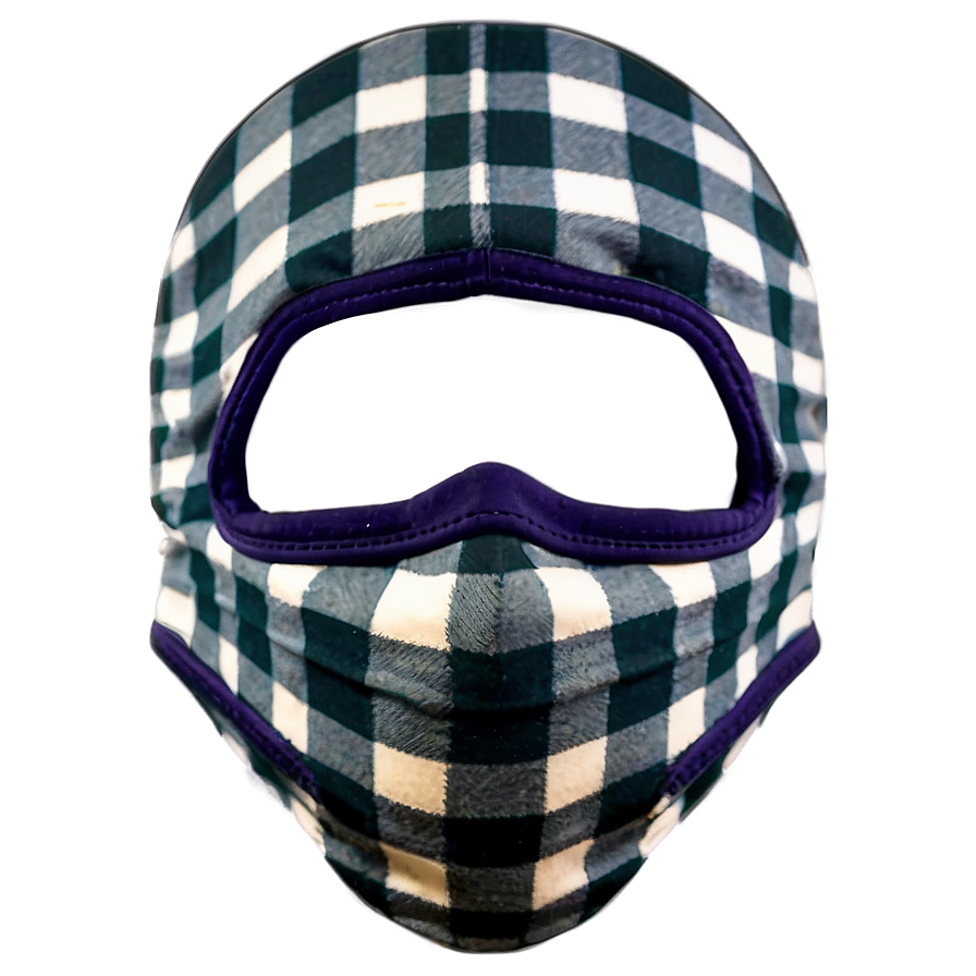 Plaid Facemask Png 06282024