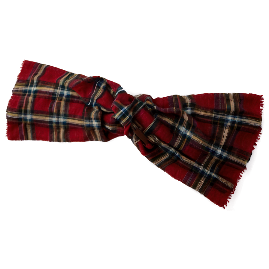 Plaid Red Scarf Png Etk