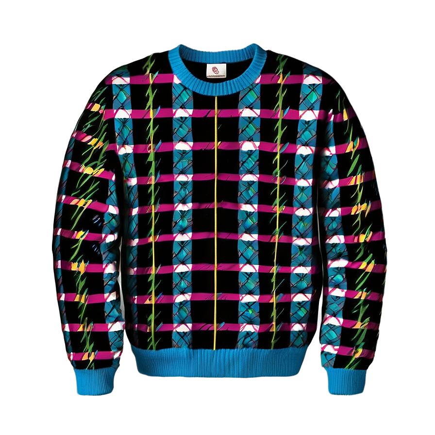 Plaid Sweater Pattern Png 52