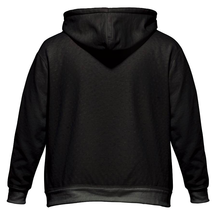 Plain Black Hoodie Png Lfr26