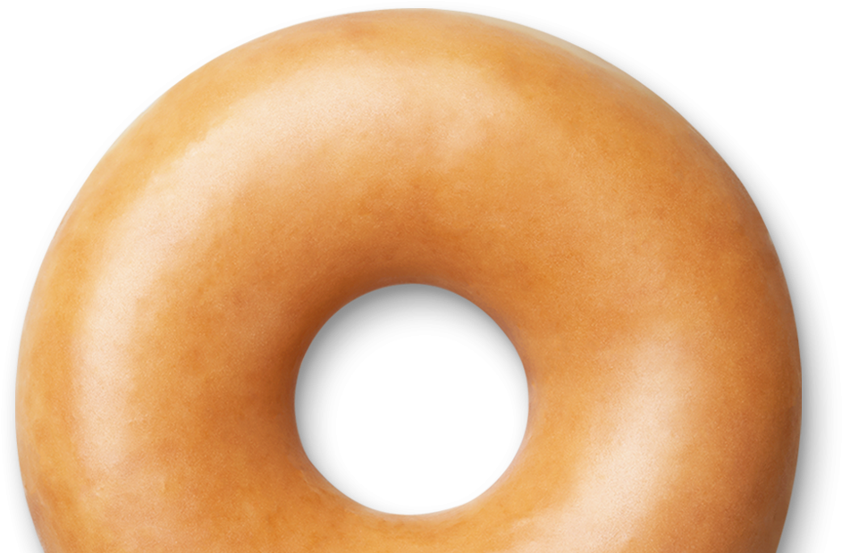 Plain Glazed Doughnut Isolated