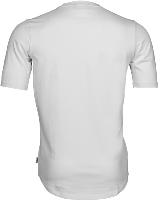 Plain White T Shirt Back View