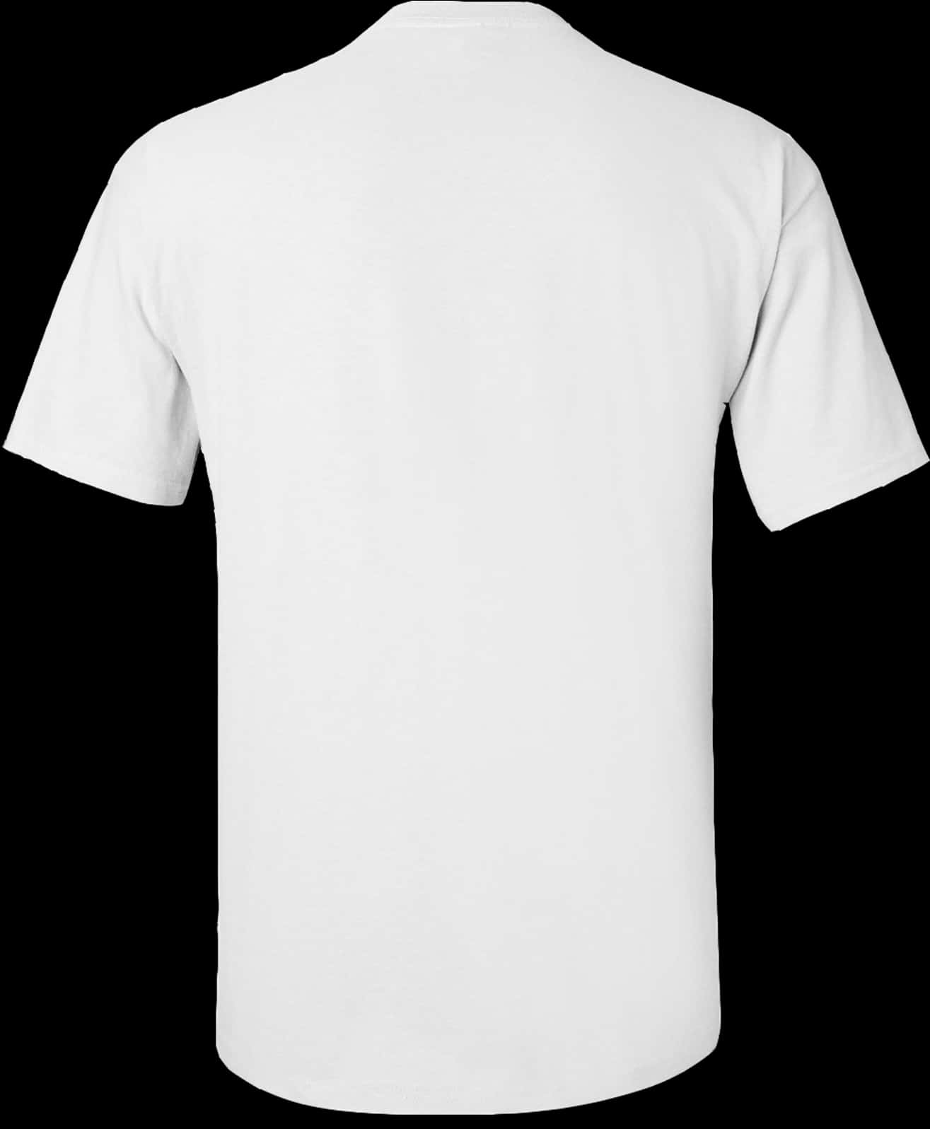 Plain White T Shirt Back View.jpg