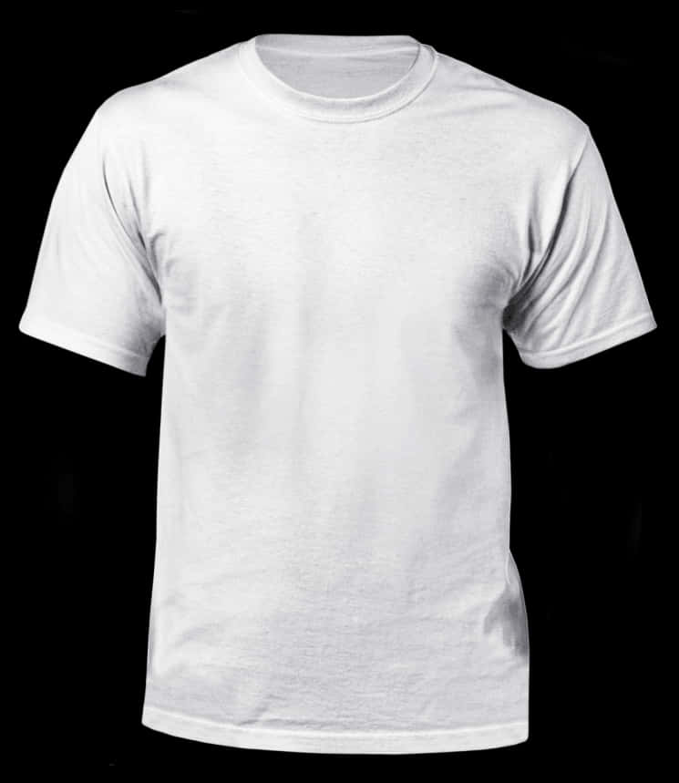 Plain White T Shirt Product Display