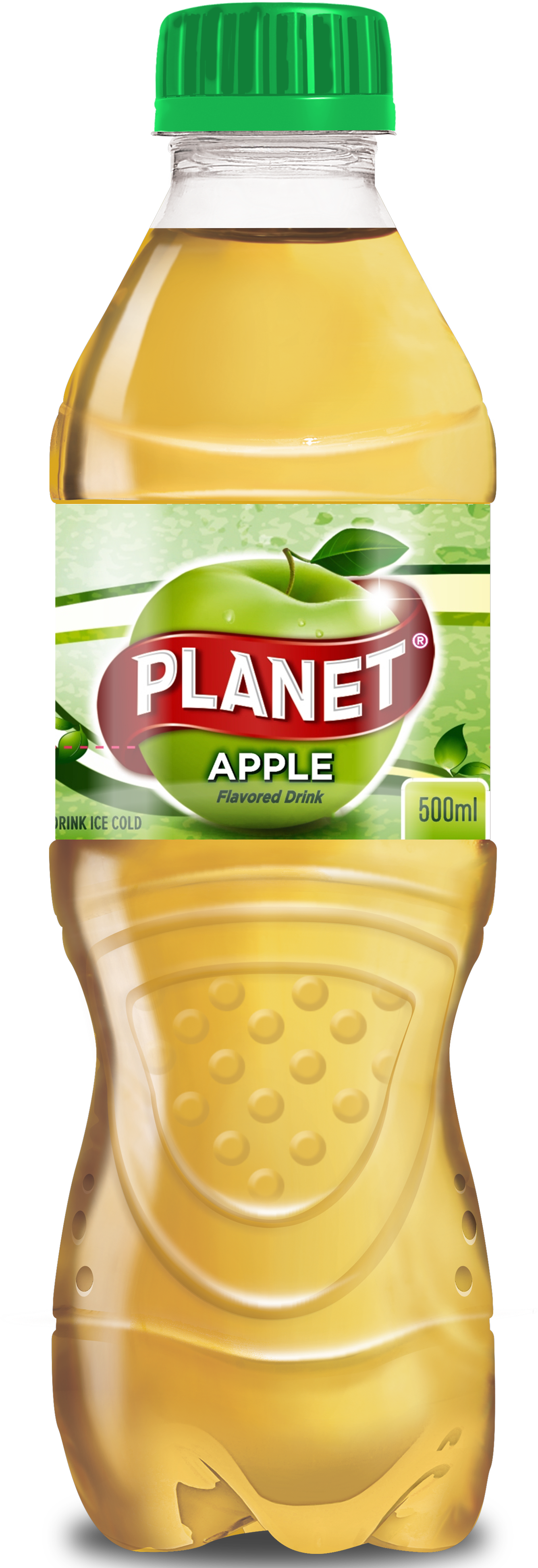 Planet Apple Flavored Drink500ml Bottle