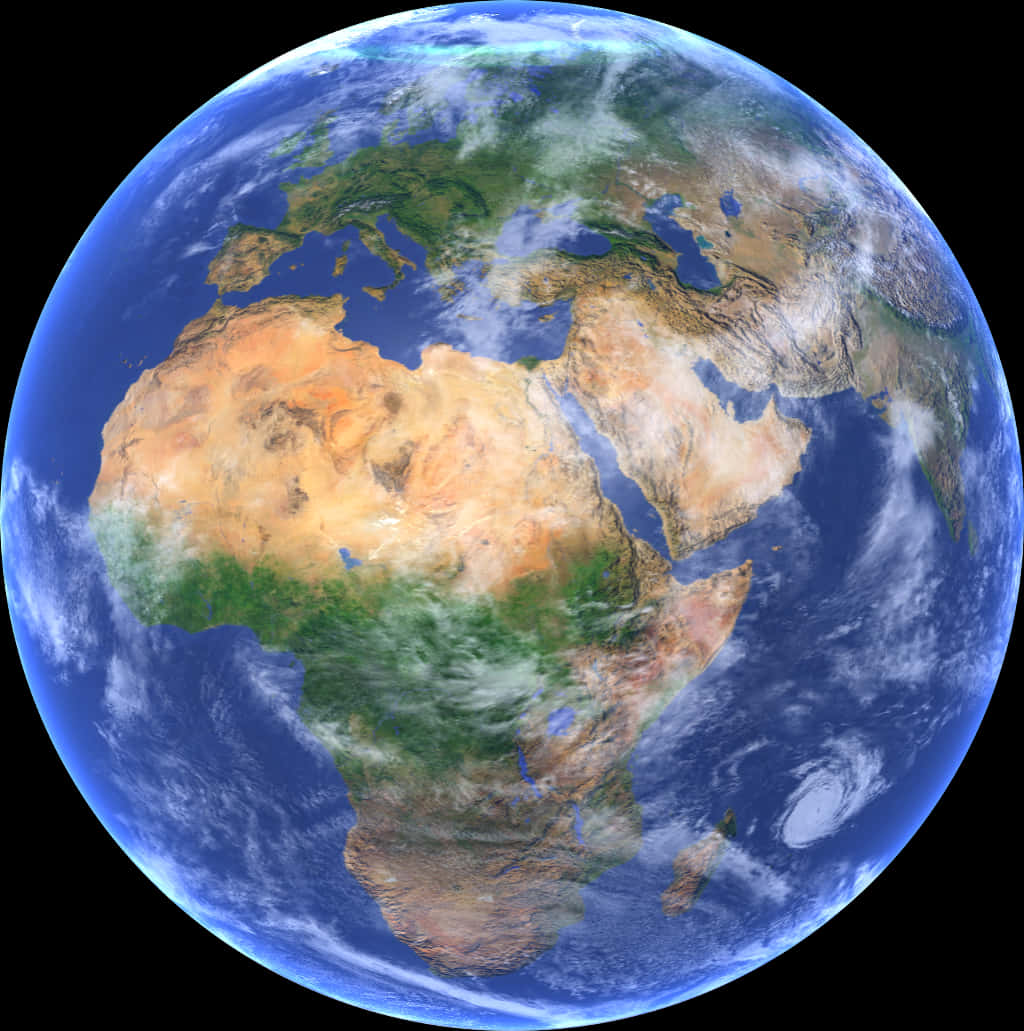 Planet_ Earth_ Africa_ Europe_ View