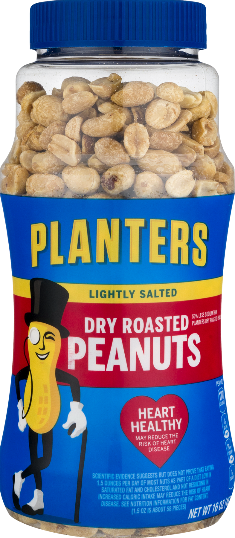 Planters Lightly Salted Dry Roasted Peanuts Product Image