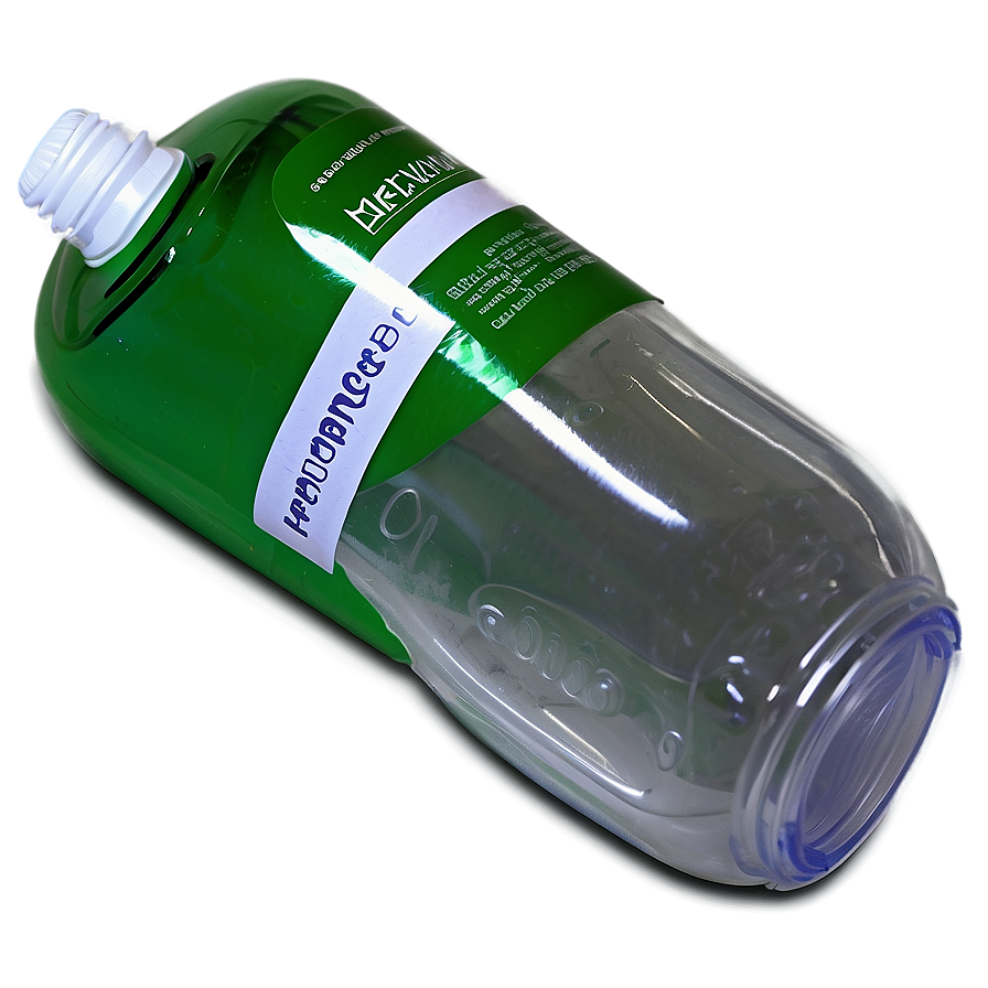 Plastic Bottle With Label Png Noj16