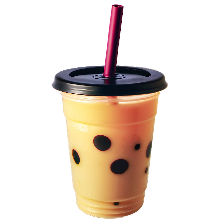 Plastic Cup For Bubble Tea Png 06132024