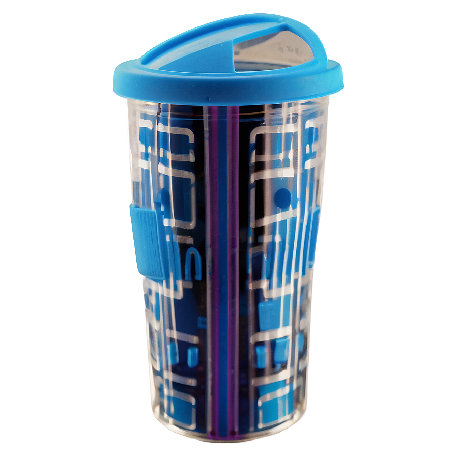 Plastic Cup With Compartment Png 06132024