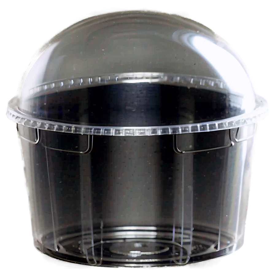 Plastic Cup With Dome Lid Png 3