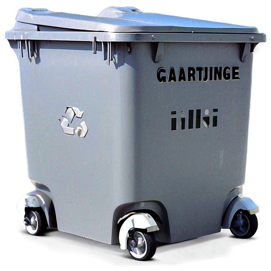 Plastic Garbage Bin Png Blk