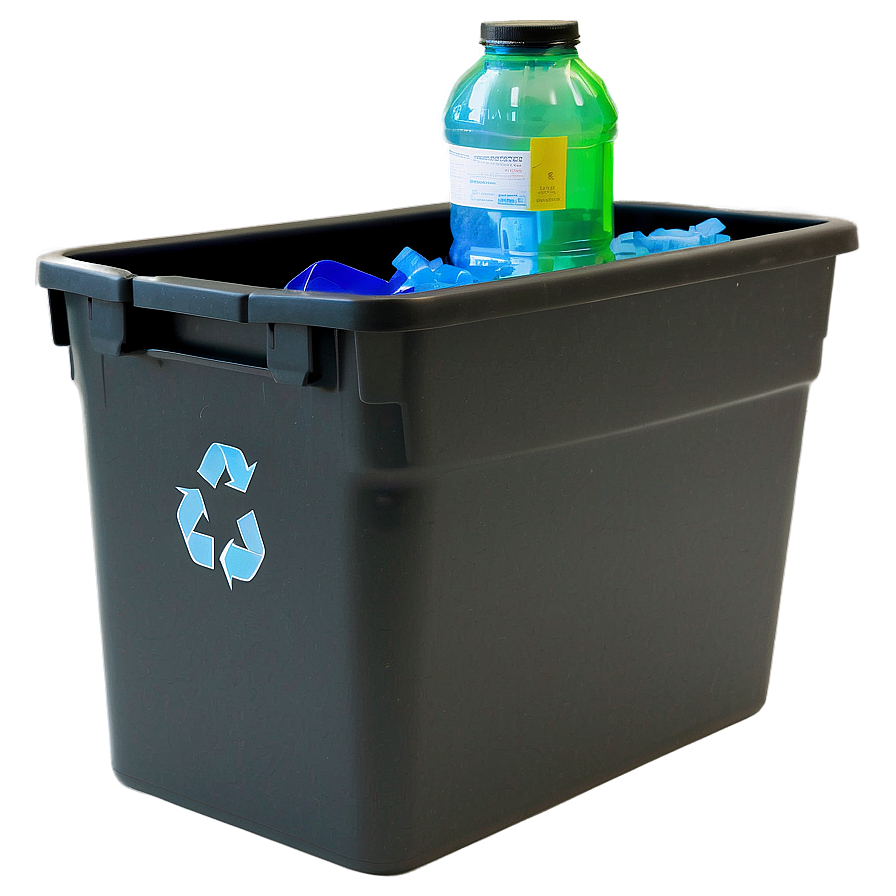 Plastic Recycle Bin Png 06132024