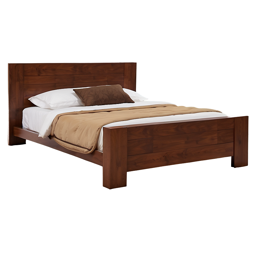 Platform Bed Minimalist Png 05042024