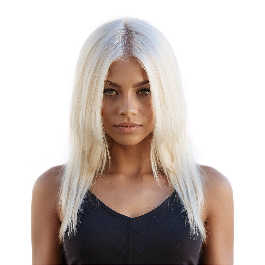 Platinum Blond Hair Png Vrk55