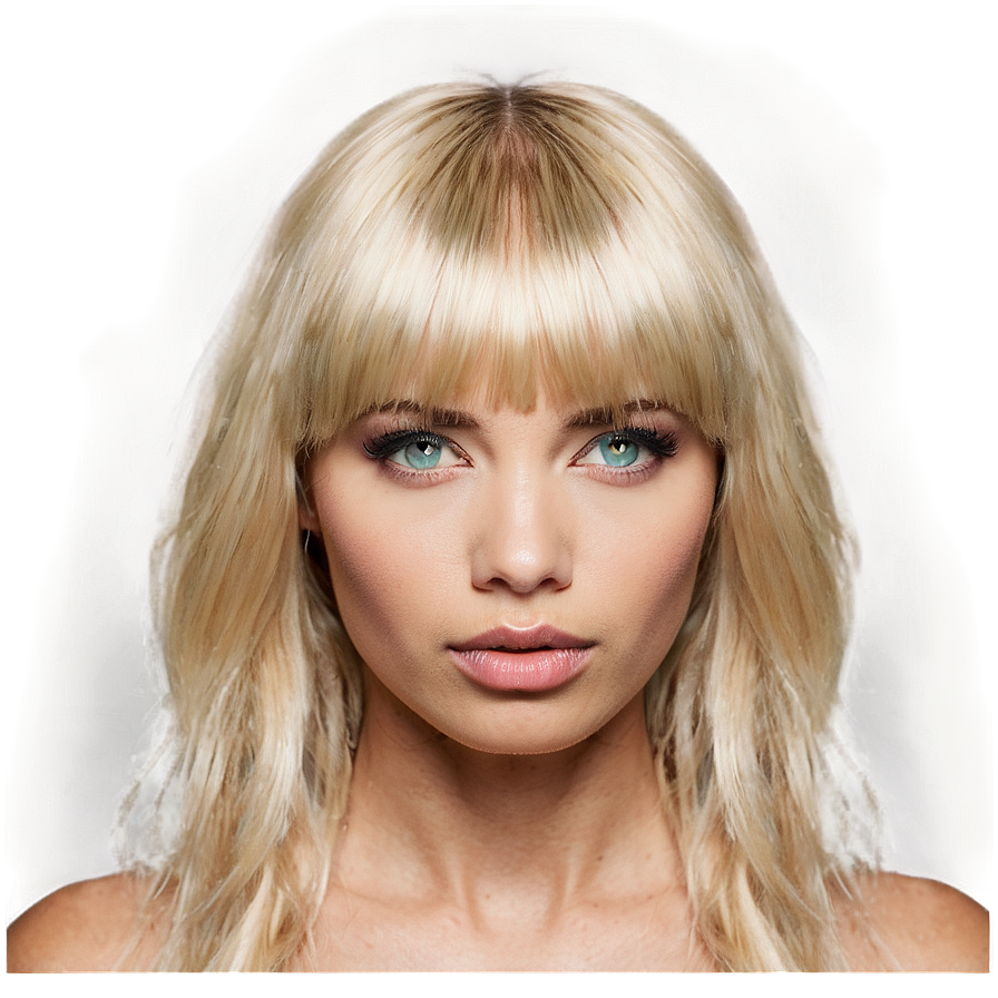 Platinum Blonde Bangs Png Yqh24