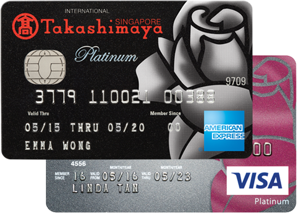 Platinum Credit Cards Display