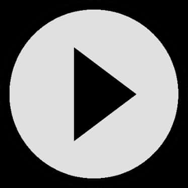 Play Button Icon Blackand White