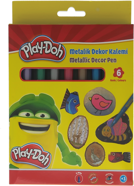 Play Doh Metallic Decor Pen Packaging