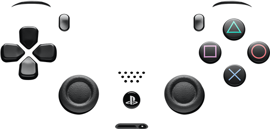 Play Station Controller Buttons Layout