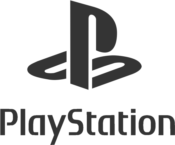 Play Station Logo Blue Background