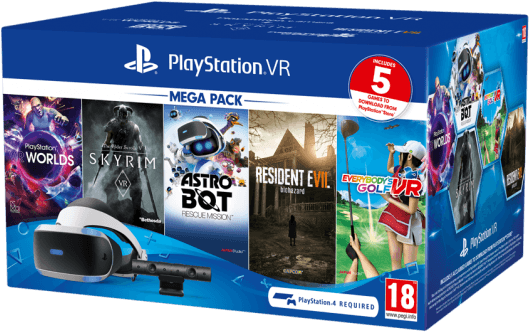 Play Station V R Mega Pack Box