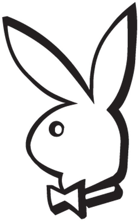 Playboy Bunny Logo Silhouette