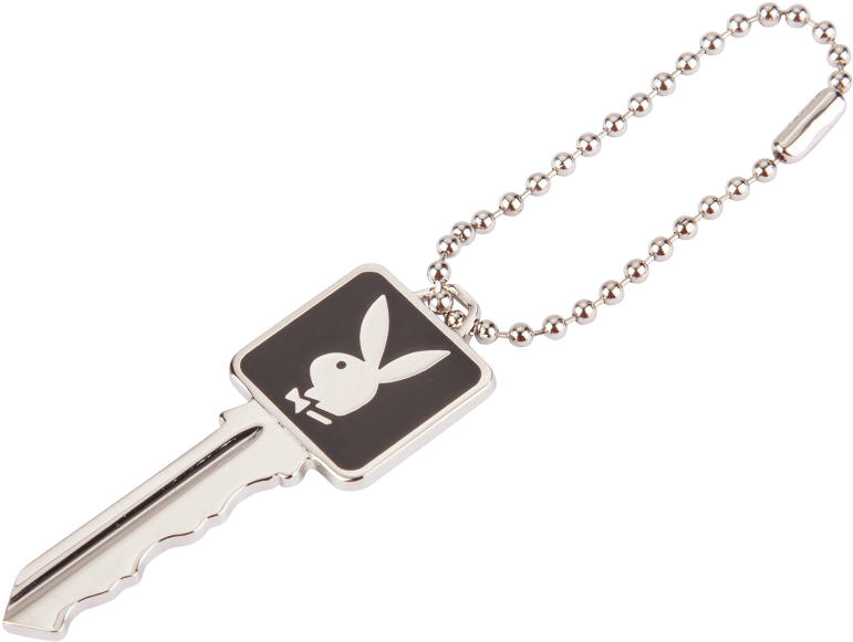 Playboy Logo Key Pendant