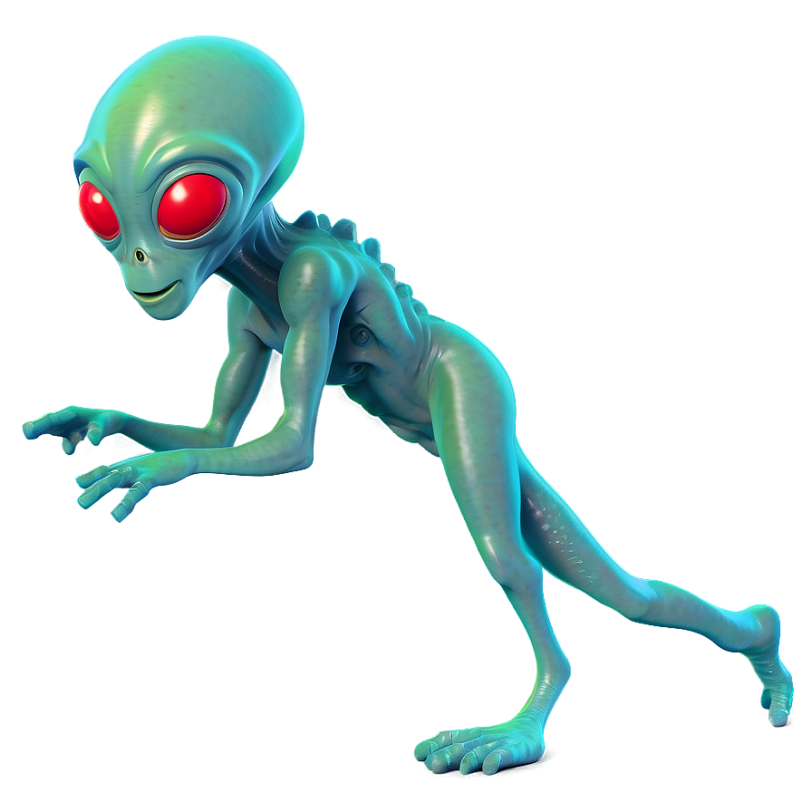 Playful Alien Pal Png 06292024