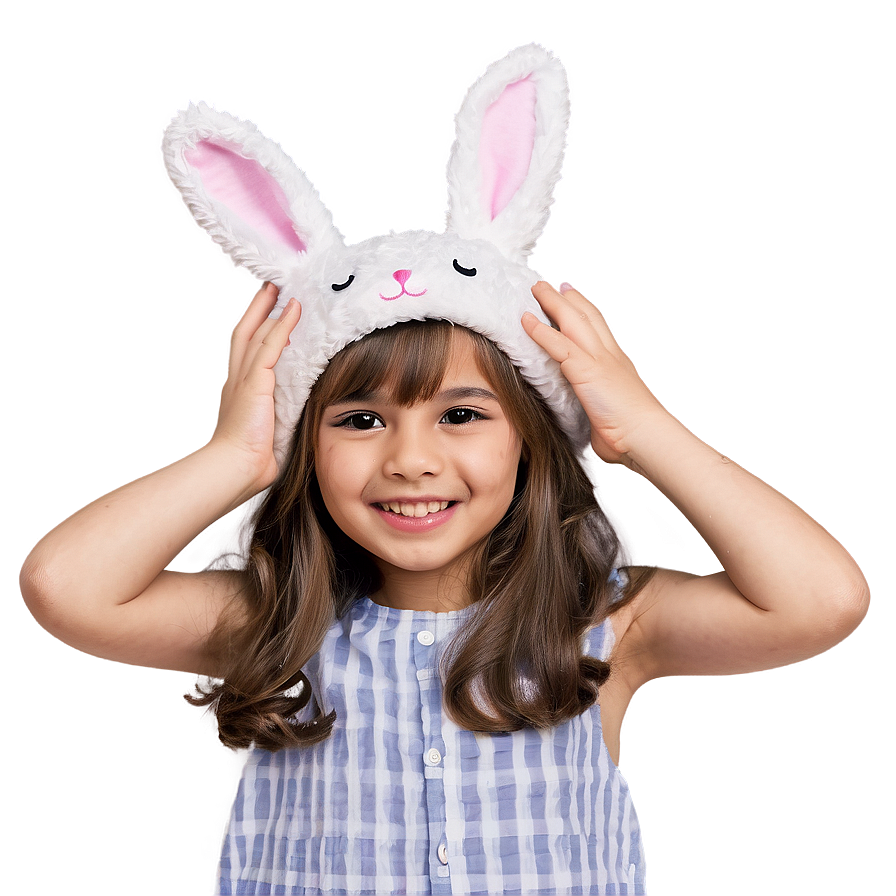 Playful Bunny Hat Fun Png Sgm