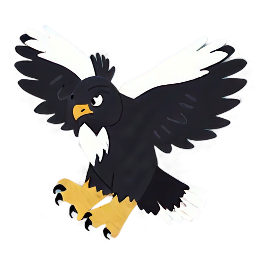 Playful Cartoon Baby Eagle Png A