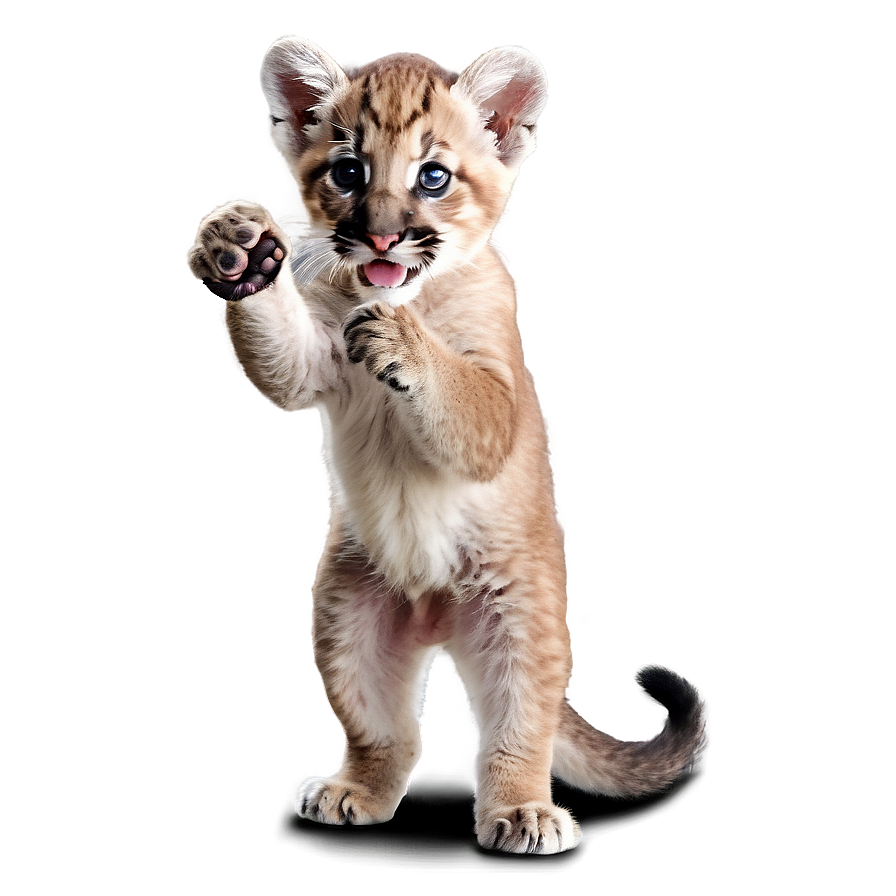 Playful Cougar Cub Png 10