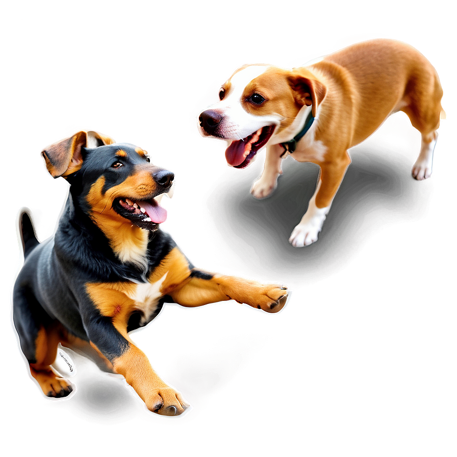 Playful Dogs Png Jmh50