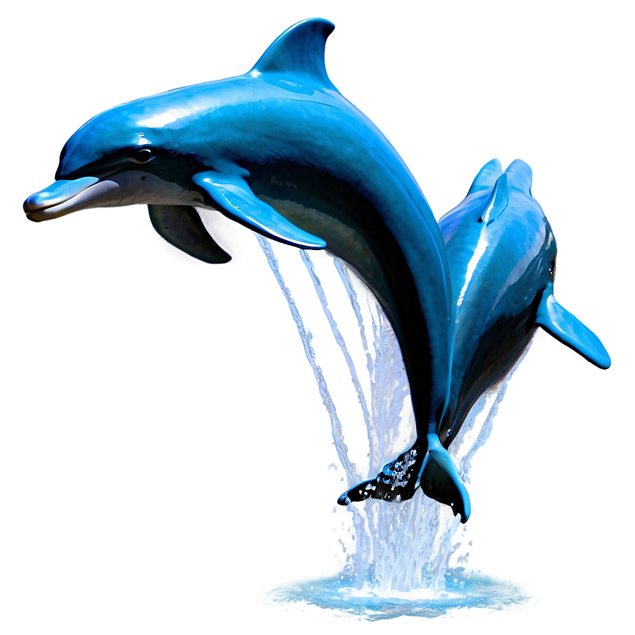 Playful Dolphins Fountain Png 94