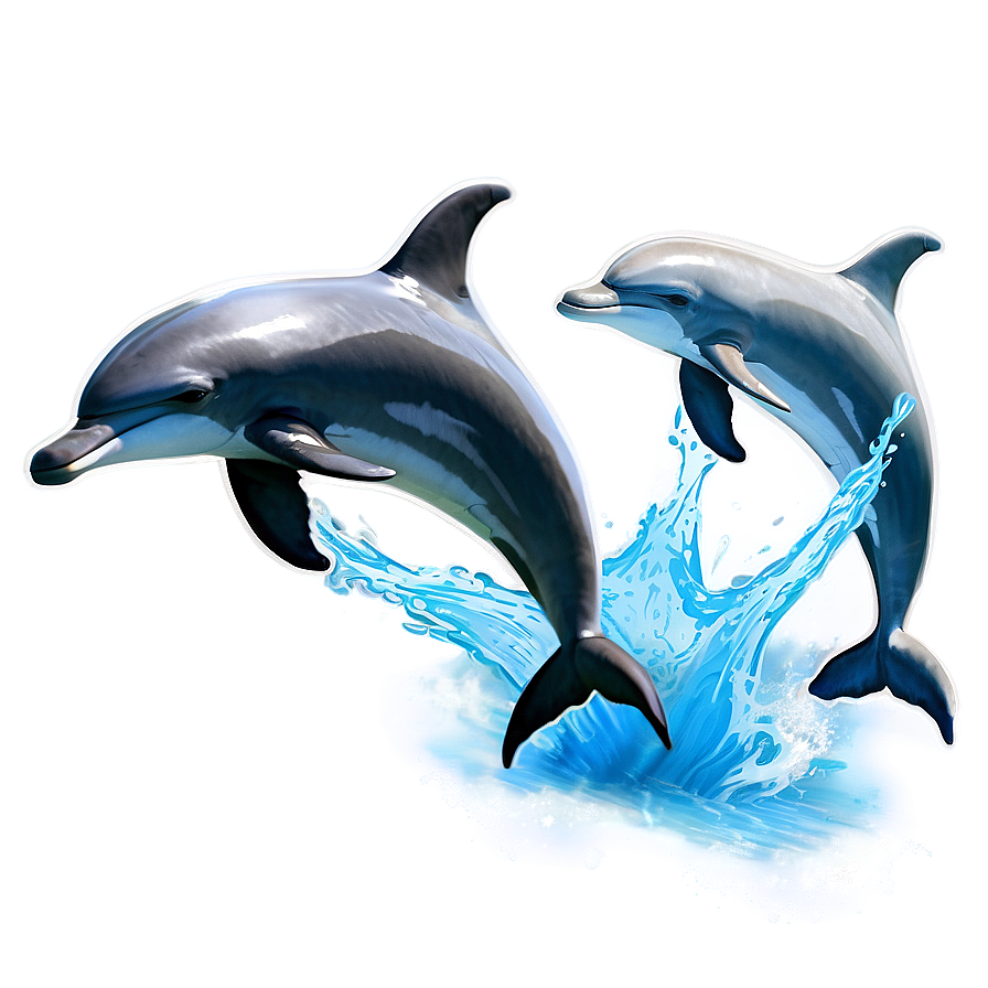 Playful Dolphins Png 50