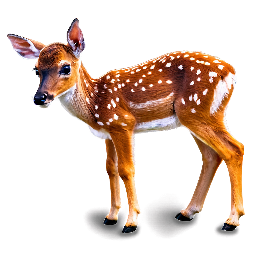 Playful Fawn Cartoon Png 37