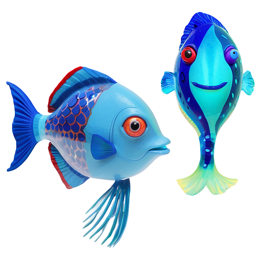 Playful Fish Pals Png Itm31