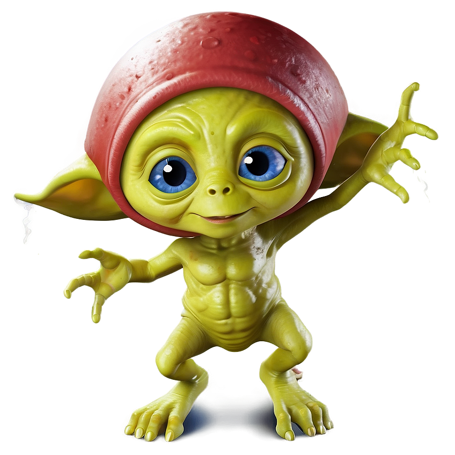 Playful Little Alien Png 06292024