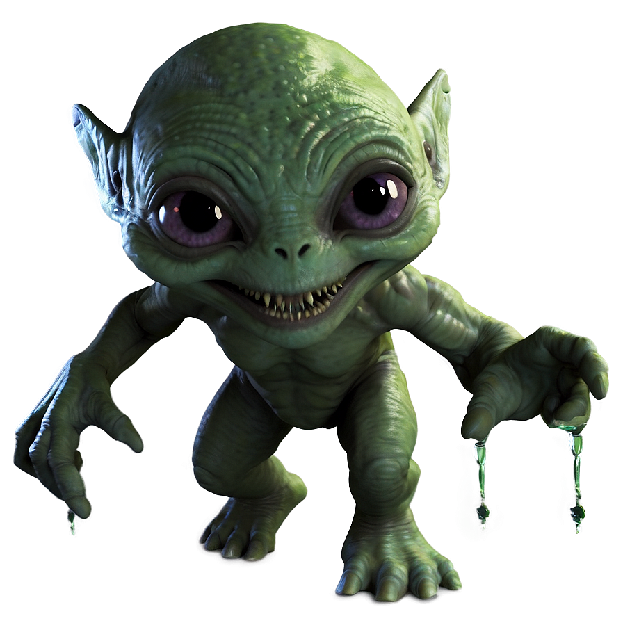 Playful Little Alien Png Gja31