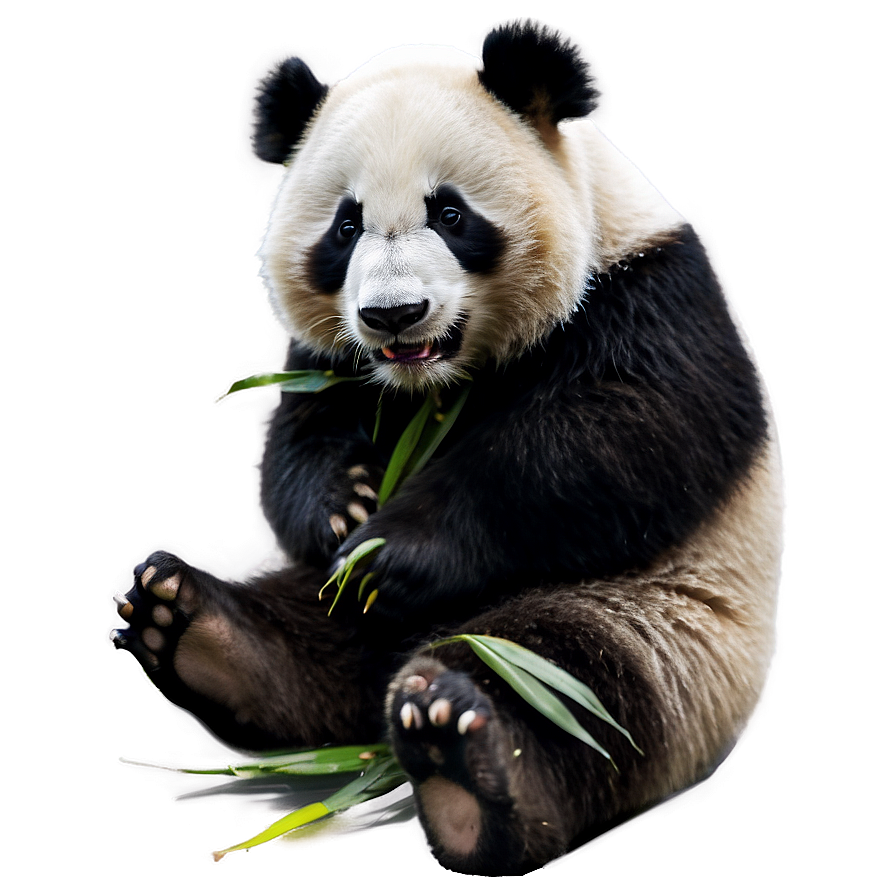 Playful Panda Graphic Png Uob