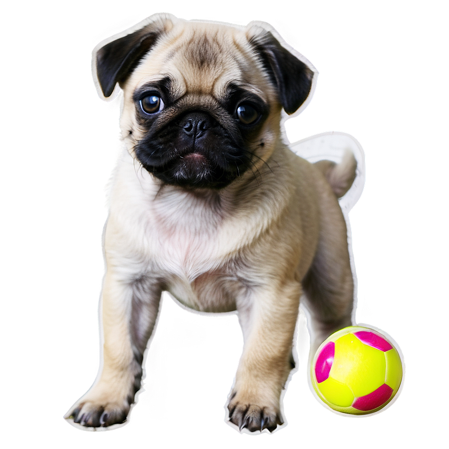 Playful Pug Puppy Png Dmt