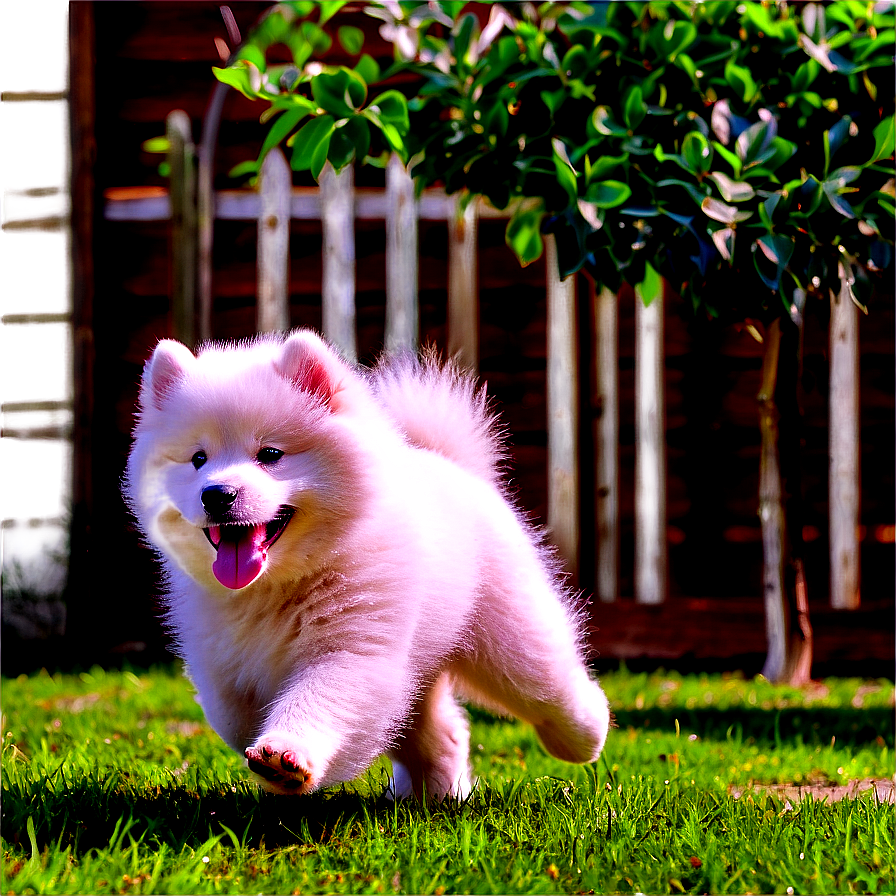 Playful Puppy Samoyed Png 71