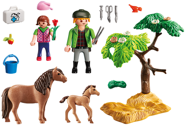 Playset Characters Horsesand Accessories