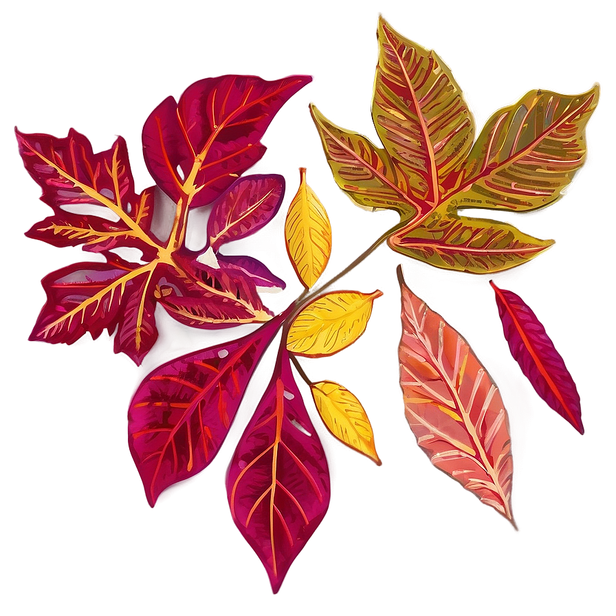 Plentiful Fall Leaves Png Yfa