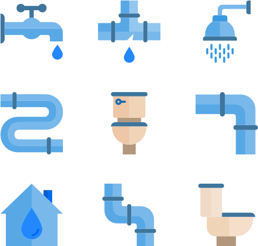 Plumbing Icons Set