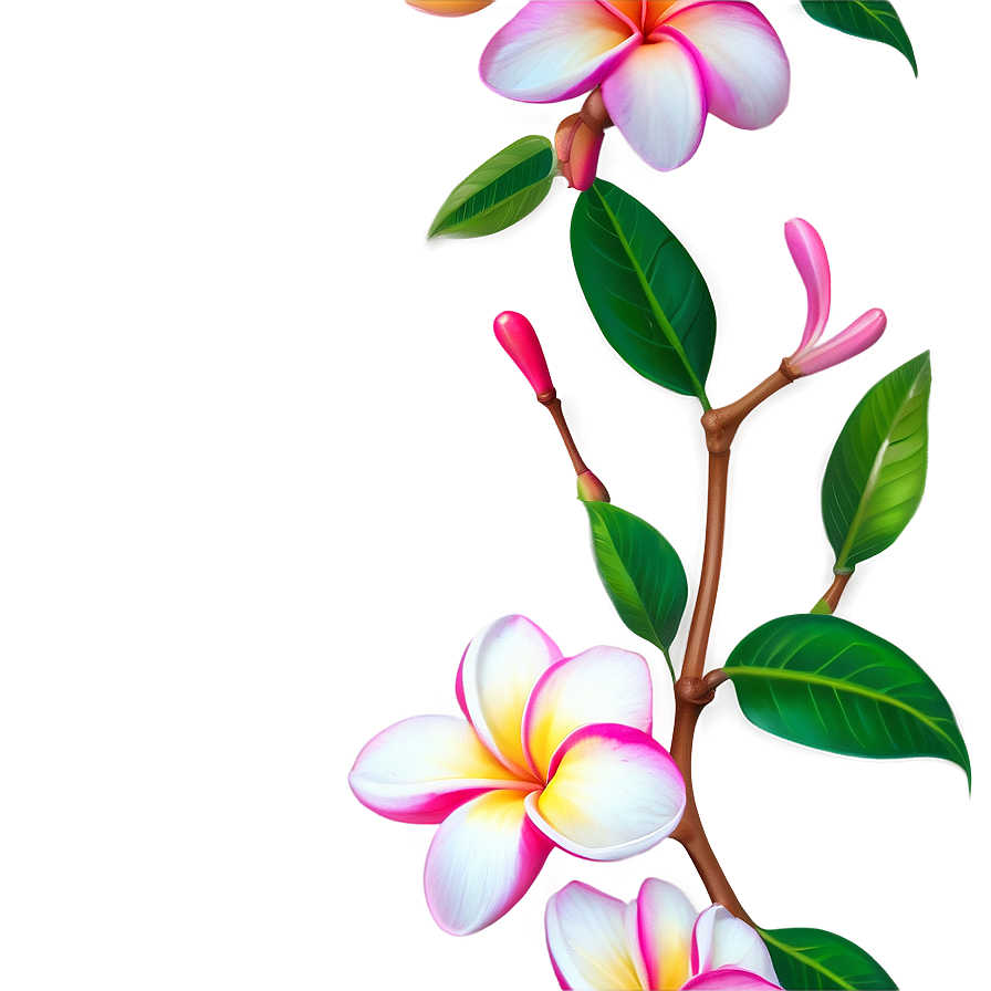 Plumeria Decoration Png Dph